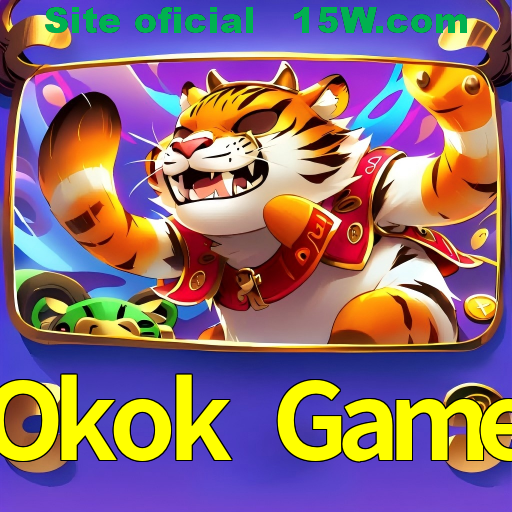 Imagem promocional da Okok Game mostrando a plataforma e suas vantagens